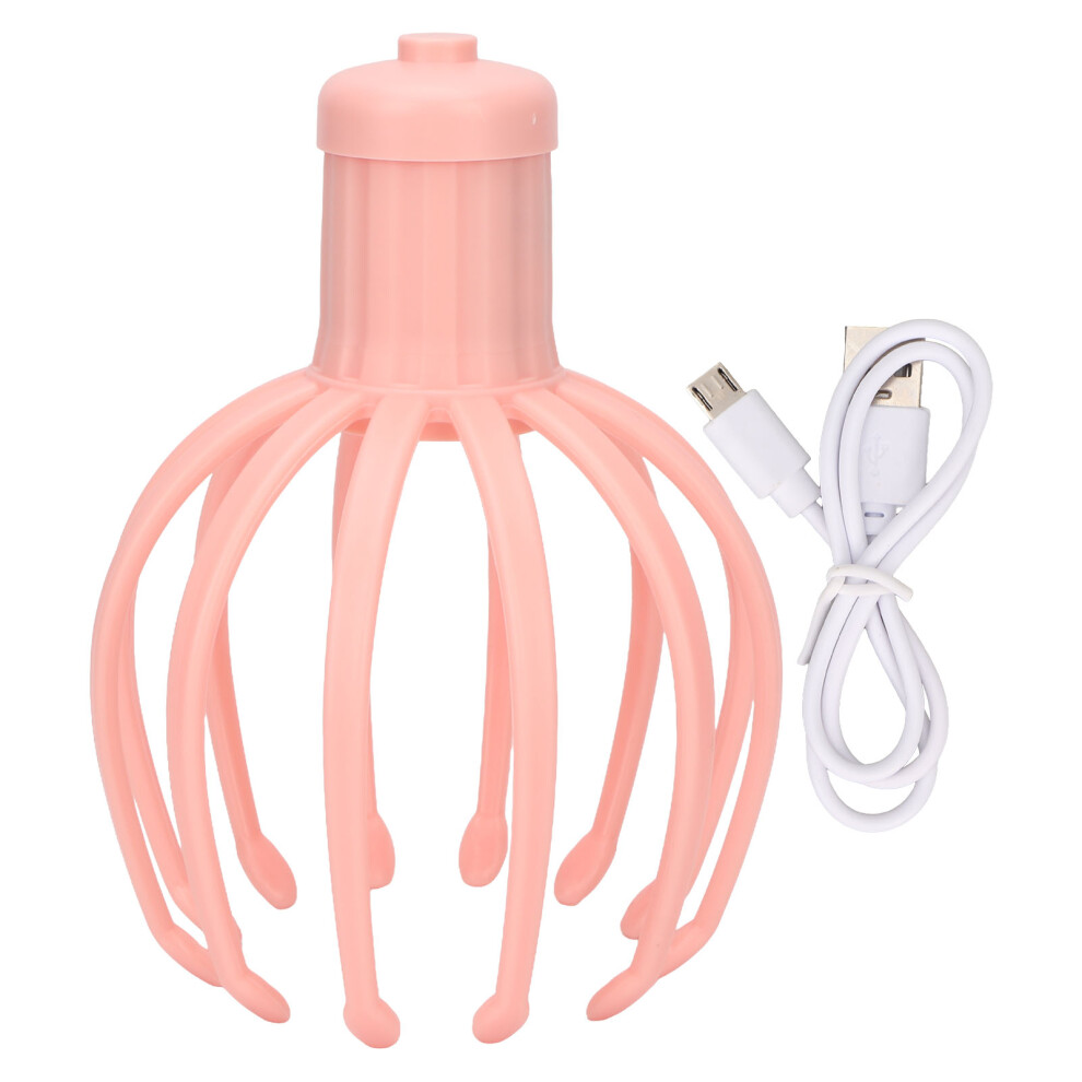 Head Spa Equipment Scalp Massaging Tool Octopus Scalp Massager Ergonomic Design Adjustable Blade Charging Base For A Customized Massage Experience