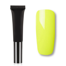 Esmalte de uñas en gel Soak Off, amarillo neón fluorescente con brillo infinito, larga duración y resistencia al uso diario. Regalo ideal para