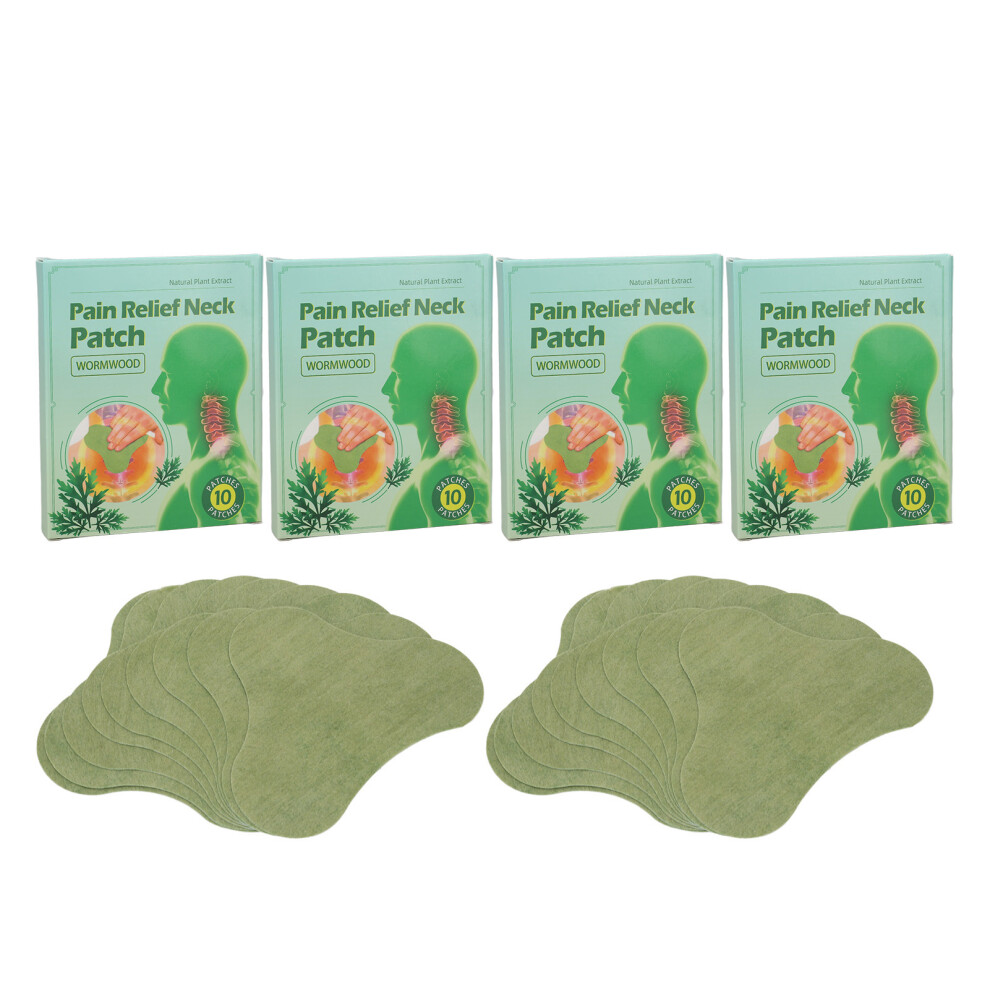 Multi-Purpose Organic Knee Patches, 40Pcs Pain Relieving Ergonomic Design, Warming Herbal Plaster for Joint Soreness, Easy Application, High-Quality