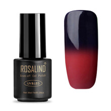 Esmalte de gel que cambia de color con la temperatura, esmalte de uñas ecológico con purpurina para mujeres, no tóxico, inodoro, anticorrosivo,