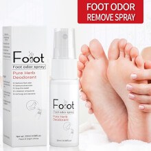 Spray hidratante para remover calosidades dos pés, reduz a transpiração e absorve a umidade, possui um aroma refrescante de óleo de menta, para