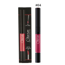 Rossetto da donna in 1 tonalità, confezione portatile, colore a lunga durata, rossetto idratante, design a doppia punta, formula naturale (1 pezzo)