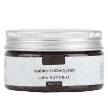 Esfoliante Corporal Natural de Café com Antioxidantes para Tratamento da Acne e Cuidados com a Pele, Feito com Grãos de Café Orgânicos,