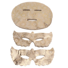 Långvarig ansiktsmask Ark Premiumkvalitetsmaterial Återfuktar torr hud Perfekt för daglig skönhetsrutin för Halloweenfester