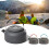 Lightweight Aluminum Camping Kettle 0.8L/1.4L with Rubber Handle 10