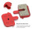 032 Plaquettes de frein 29,5  30 mm RedCopper lot de 8 pièces 10