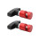 2pcs Car Hood Lift Support Clamp Retainer Kit Aluminum Plastic Red 7