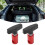 2pcs Car Hood Lift Support Clamp Retainer Kit Aluminum Plastic Red 5