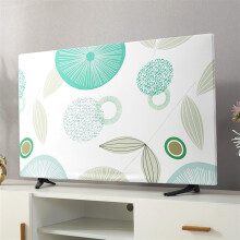 TV Cover Dustproof Sun Protection Elastic Fabric, For 1970 Inch TVs, Hanging Or Desktop Use, 40 Inch Leaf A