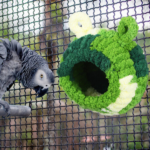 Multi Plush Parakeet Sleeping Nest Durable Warm Bird House 2