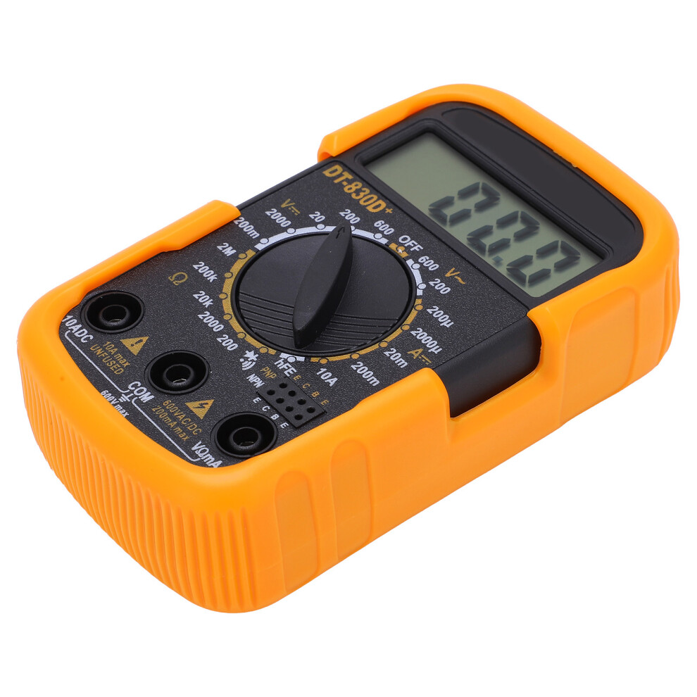 Dt830d+ Digital Multimeter 2000Î©, 10A,1.5% Lab Tester 4951377557535