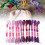 12Pcs Bright Gradient Embroidery Thread Polyester for Handicrafts Purple Series 1