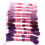 12Pcs Bright Gradient Embroidery Thread Polyester for Handicrafts Purple Series 13