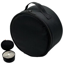 Portable Fan Storage Bag Waterproof Dustproof Zipper Closure 9x5In With Handle Multipurpose For Camping Decor