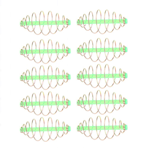 Inline Fishing Feeder Coil 10PC Spring Metal Bait Thrower Tackle for Australia