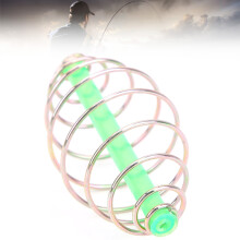 Pack of 10 Inline Spring Coil Metal Bait Feeders Fishing Tackle Gear