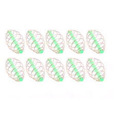 Durable Metal Bait Thrower with Spring Coil Inline Design 10PC Set