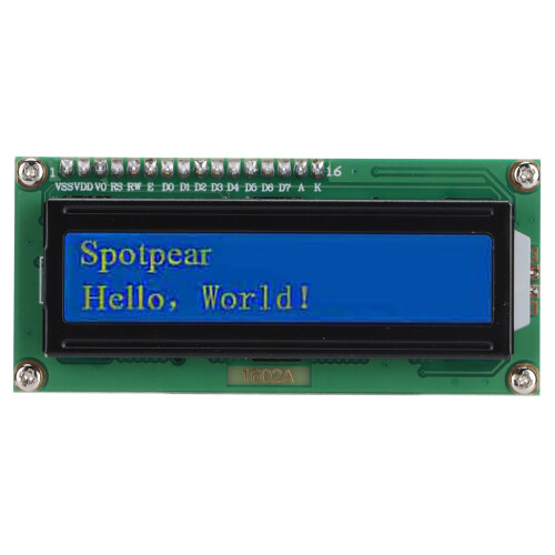 Μονάδα οθόνης LCD με μπλε οπίσθιο φωτισμό με εκτεταμένη λειτουργικότητα και