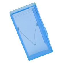 Étui à cigarettes bleu transparent, 20 cigarettes, portable, totalement scellé