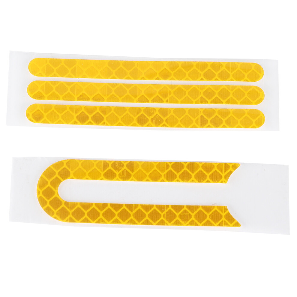 Universal Scooter Reflective Strip Sticker For M365 1S, Lite, Pro, Pro2, 0.6Cm-7.5Cm Orange 7631377561080