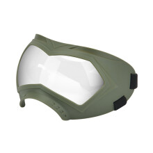 Adjustable Dog Sunglasses for Various Breeds Dog-green silver