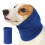 Dog Warm Ear Wrap Noise Protections Ear Cover Pet Supply-Blue M 1