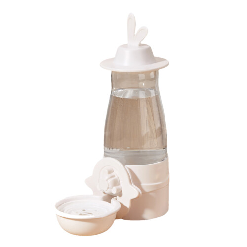 Rabbits Water Dispenser Rabbits Automatic Feeder Water-White