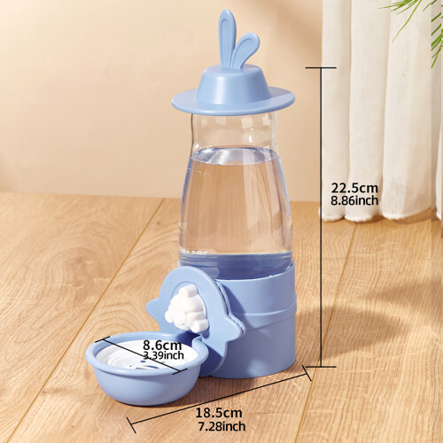 Rabbits Water Dispenser Rabbits Automatic Feeder Water-White 2