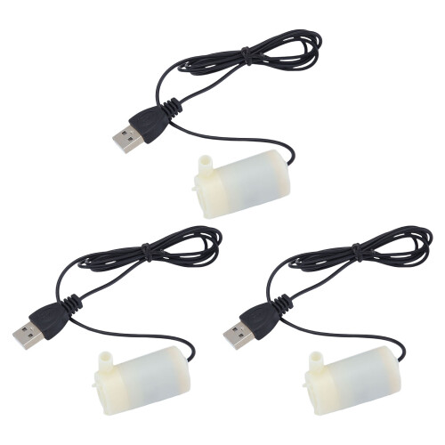 USB-Interface Pump for Pet Drinking Fountain Aquariums-White