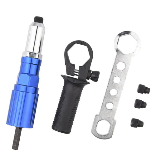 Electric Rivets Tool Rivets Nut Tool Drill Adapter Cordless Riveting Tool Conversion Connector Insert Nut Power Tool 1