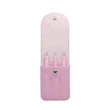 Set di pinzette in acciaio inossidabile versatili per la bellezza, con punte di precisione per la rimozione dei peli del viso, dal design unico e