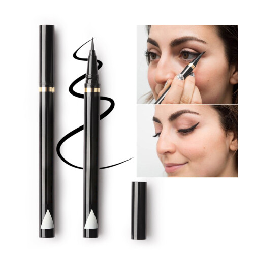 Υγρό eyeliner για γυναίκες άνδρες Αδιάβροχο, αντιμουχλικό, μακράς διαρκείας, ματ 1