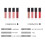 Καινοτόμο σετ lip gloss, ανθεκτικό με ματ nude μακράς διαρκείας για κάθε εποχή, για 4
