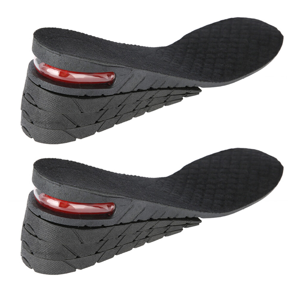 Elevator Orthotic Shoe Insole with Air Up Heel Technology, Height Increase Insoles Featuring Ventilated Design and Removable Layers, Breathable Sweat