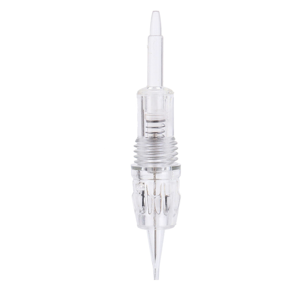 Easy to Install Cartridge for Permanent Makeup, Transparent Cartridge Design with Sharp and Elastic Needles Compatible with Micropigmentation Pen
