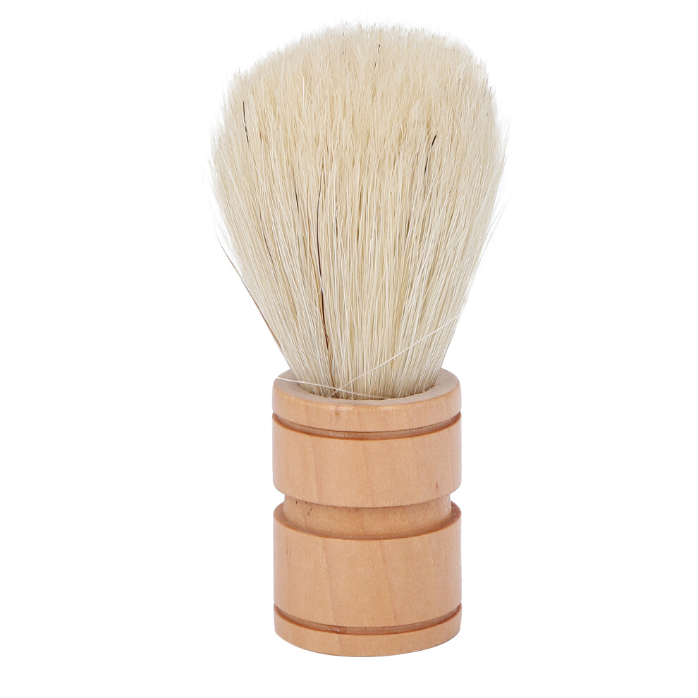 Wooden Handle Shaving Brush For Men Soft Facial Cleansing Effective Debris Removal Ergonomic Design Gentle Bristle Beard Care Tool Skin Friendly Usin