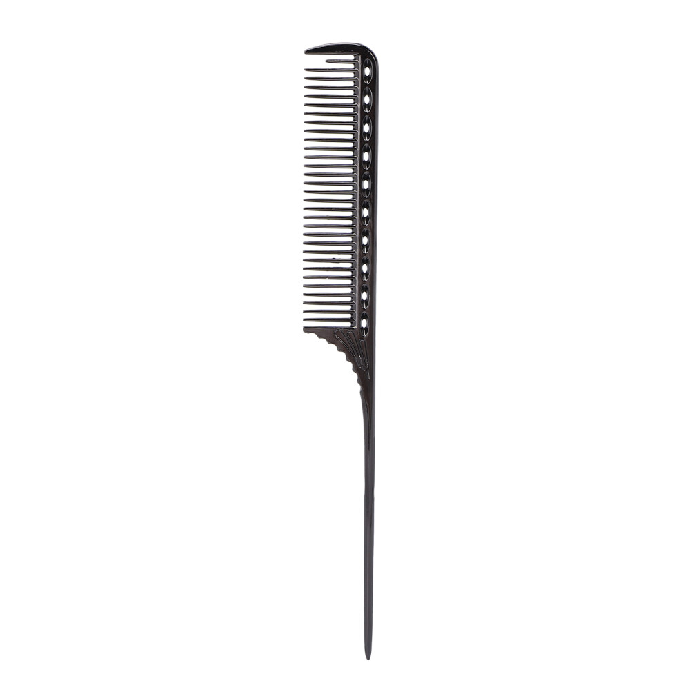 Durable Antistatic Aluminum Combs, Stainless Steel Pintail for Salon and Home Use, Fine Teeth Spacing for Precision Cuts, Heat Resistant, Small Size
