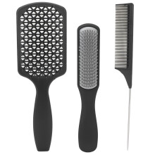 Spazzola districante per capelli con setole IntelliFlex ultra morbide, spazzola piatta ventilata con setole flessibili per tutti i tipi di capelli,