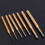 Chisel Kit 6 Pack  Hardness Cylindrical Chisel With Round Head Center Punch 38mm 3