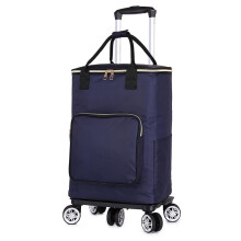 Portable Shopping Cart Folding Trolley Universal Wheels Telescopic Handle Lightweight Multifunction Cart Model 1