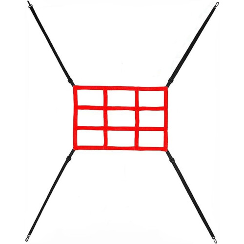 Adjustable Strike Zone Target 9Hole For Baseball & Softball Net, Easy Setup Practice For Throwing, Pitching, Hitting 1