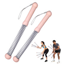 Weighted Ropeless Battle Ropes 2nd Generation Upgrade Cordless Quiet Training Rope For Home Gym Pink 2PCS
