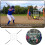 Strike Zone Target For Baseball Net With Hooks, Batting And Pitching Practice Target, Pitcher Accuracy Training Yellow 3