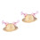 Pet Straw Hat for Small Cats Dogs Carnivals-pink braid hat 1