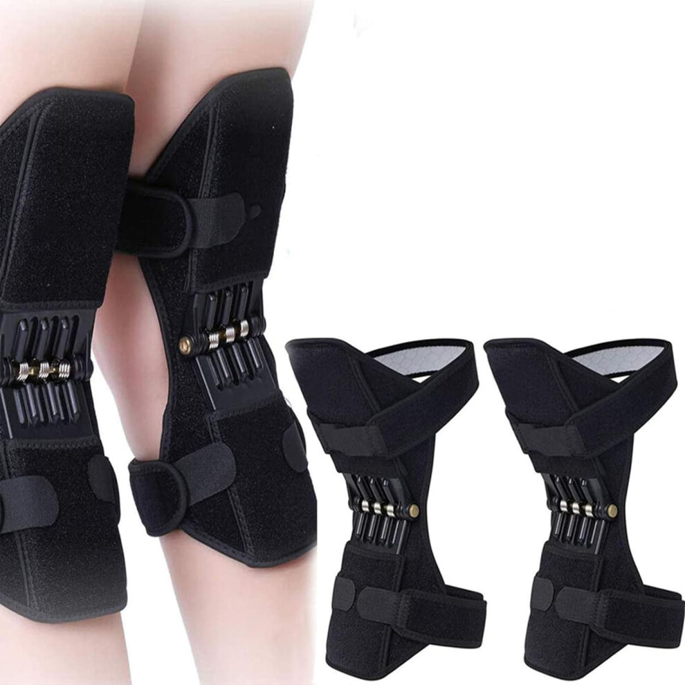 Sport Knee Support, Breathable Knee Exoskeleton, Adjustable Compression, Size MXL, For Sports Hiking