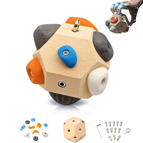 Handcrafted Boulder Block 3D Rock Climbing Training Tool For Finger Strength Climber Gift