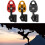 Oneway Pulley 12.5 kN Dynamic Pull Capability, Compact Red Design, Single Direction Rigging Pulley 5
