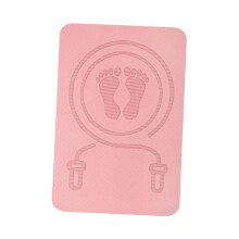 Jump Rope Mat Shock Absorbing For Home Gym Yoga Pad Floor Protection Sound Insulation Thick Non Slip Pink
