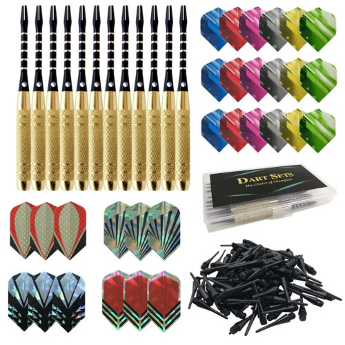 Complete Soft Tip Darts Kit: 12 Barrels & 100 Tips in Gift Box 1