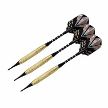 Professionelles Soft Tip Darts-Set mit 12 Barrel, 30 Flügel, 100 Köpfen